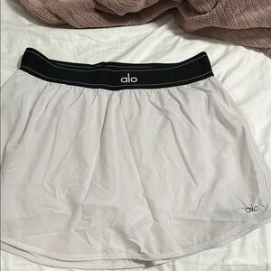 Alo White Tennis Skirt